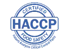 HACCP certified food safety