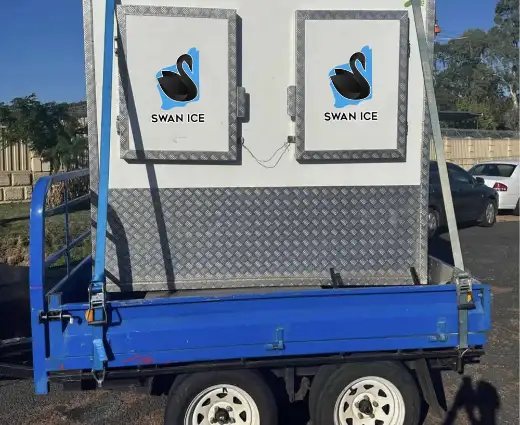 Swan Ice freezer trailer